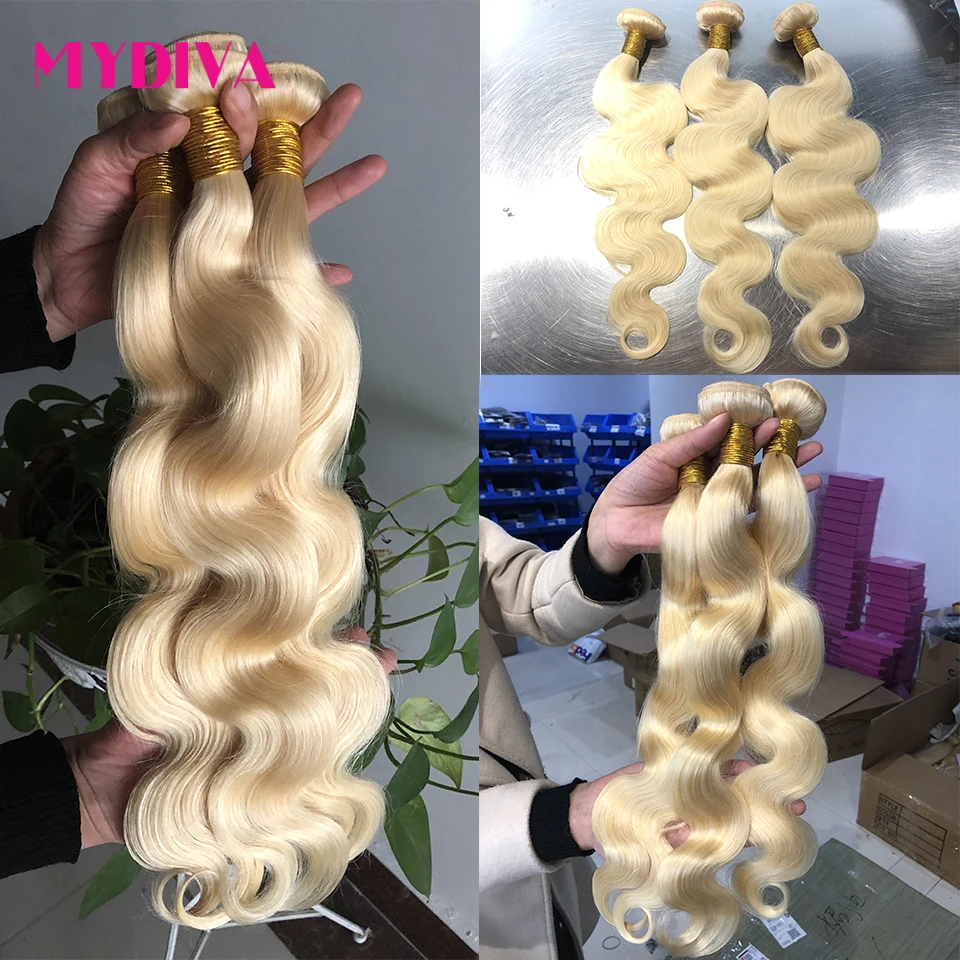 Pacotes com Fechamento Onda do Corpo Pacotes com Fecho Extensão do Cabelo Loira Cabelo Brasileiro Tecer Pacotes 30 Polegada Humano Remy 613 3 - 4 4 Cheap Pacotes com 34 com fecho