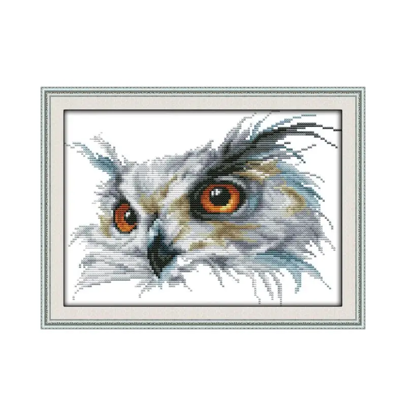 Набор для вышивки крестиком Сова DMC 11CT 14CT 18CT|cross stitch kits|embroidery diycross set needlework |