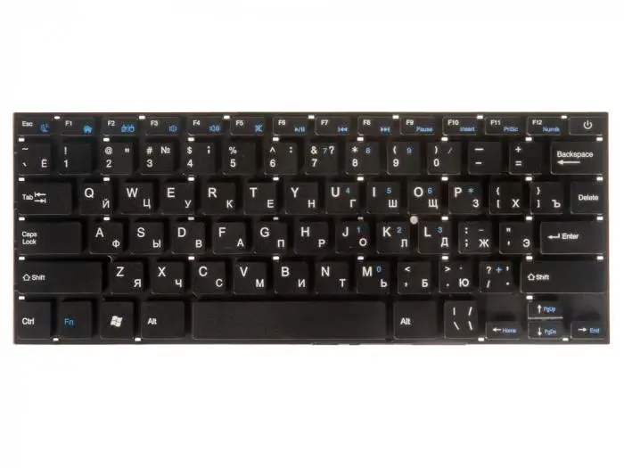 Клавиатура для ноутбука Prestigio Smartbook 141A 141 C2 141A01 141A02 141A03 P141C01 Haier HI133M черная |