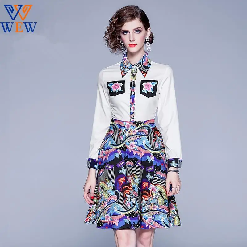 

summer bohemian style mini dress clothes turn down collar button above knee summer beach dress clothes floral office dress