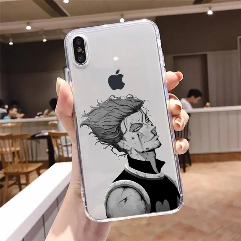

hunter x hunter Phone Case For iphone 12 11 8 7 6s 6 5 5s 5c se plus mini x xs xr pro max Transparent soft