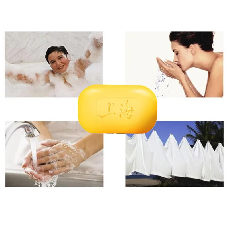 Шанхайское серное мыло от акне средство для удаления черных точек Отбеливающее