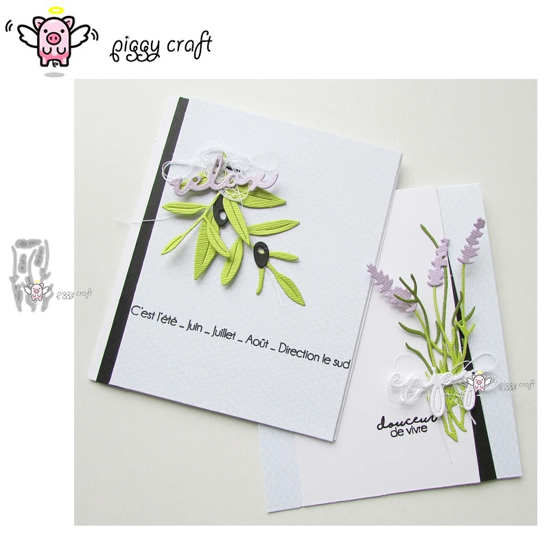 Технические металлические Вырубные штампы форма для вырезания 6 шт. лаванда