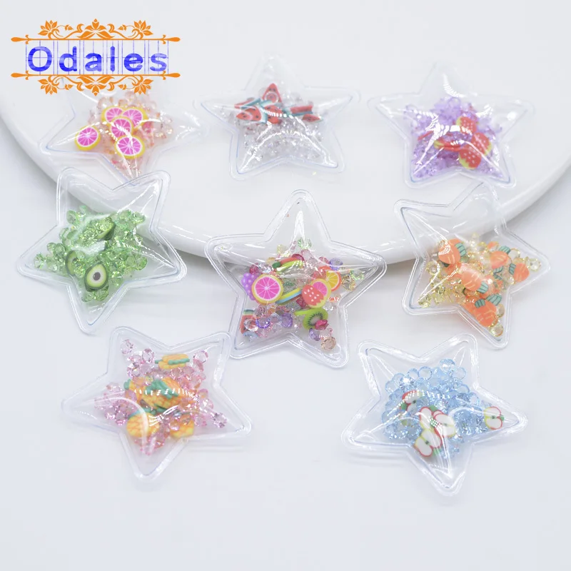 Аппликации со стразами в виде звезд 32 шт./лот фрукты ломтики наклеиваются на