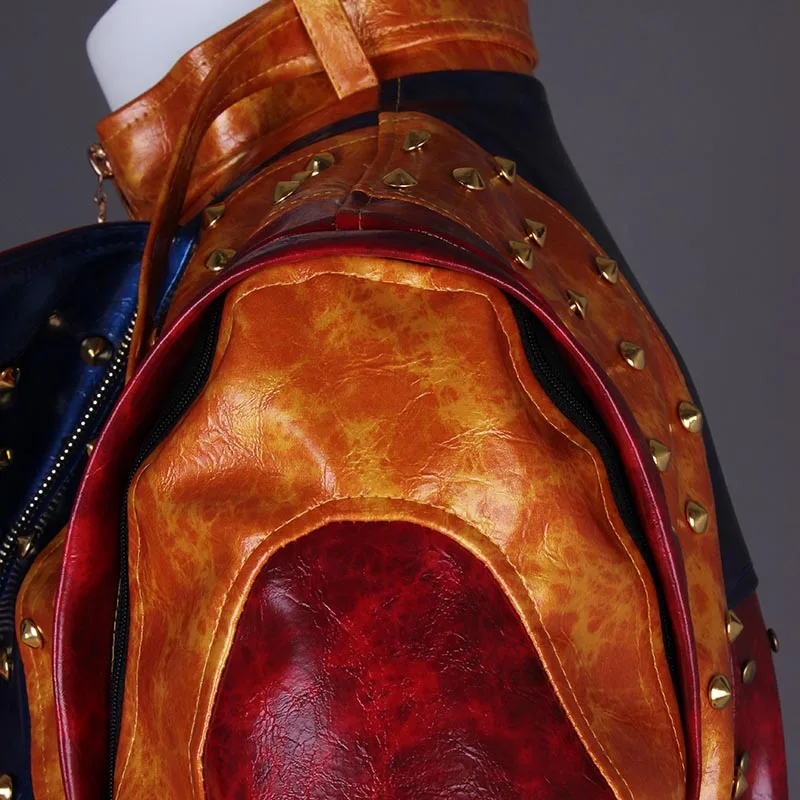 Изображением героев фильма наследники 2 Косплей Jay косплей костюм кожаная куртка