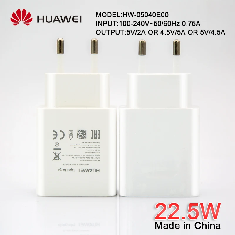 

Original Huawei Super Fast Charge USB Wall Travel Quick Fast Adapter Mate30 Mate 20X 5G 20 10 9 Pro RS P30 P20 P10 P9 Plus Nova5