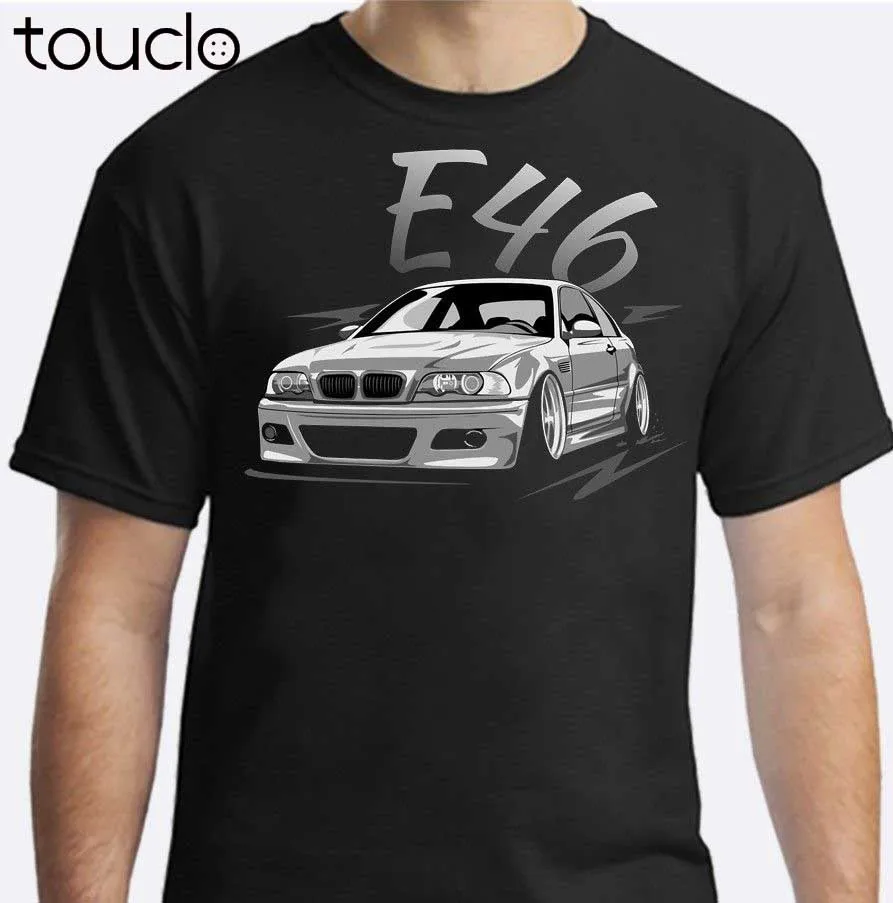 Модная летняя футболка немецкий классический Legend Car E46 E60 E61 Повседневная с