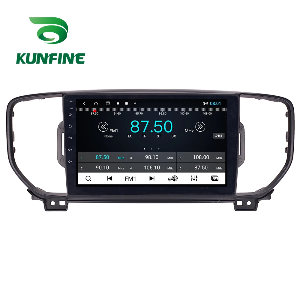 Автомагнитола для KIA KX5 Sportage R 2016-2018 цветной Восьмиядерный 1024*600 Android 10 0