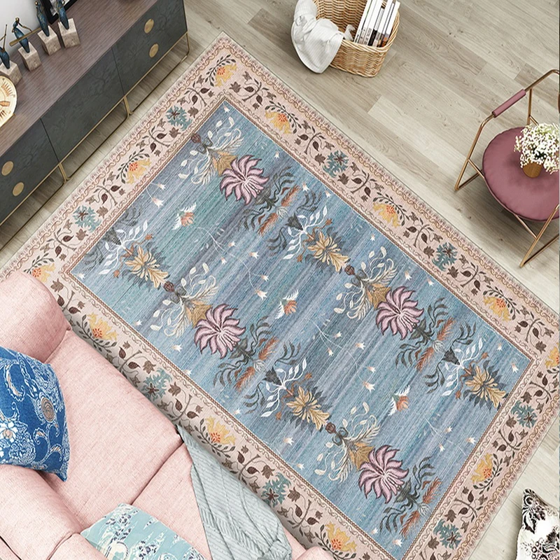 Европейские мягкие ковры для гостиной спальни мягкий ковер напольный коврик