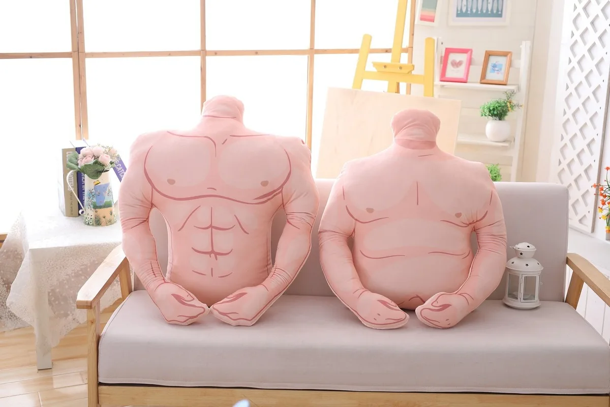3d креативная Подушка бойфренда забавная смешная сильная мышца большой живот