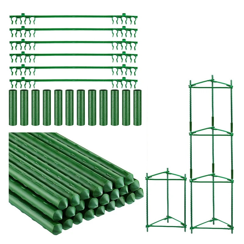 

Tomato Cages Garden Plant Support Stakes Set Outdoor Vegetable Trellis for Vertical Climbing Plant (84 Pieces)
