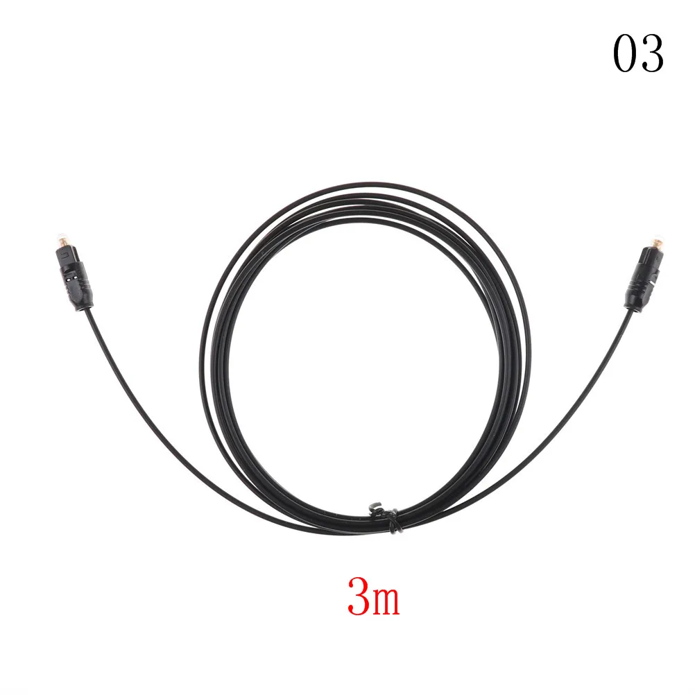 1 5-5 м цифровой аудио оптоволоконный кабель Toslink шнур SPDIF ПВХ для DVD VCR плеера Hi-Fi
