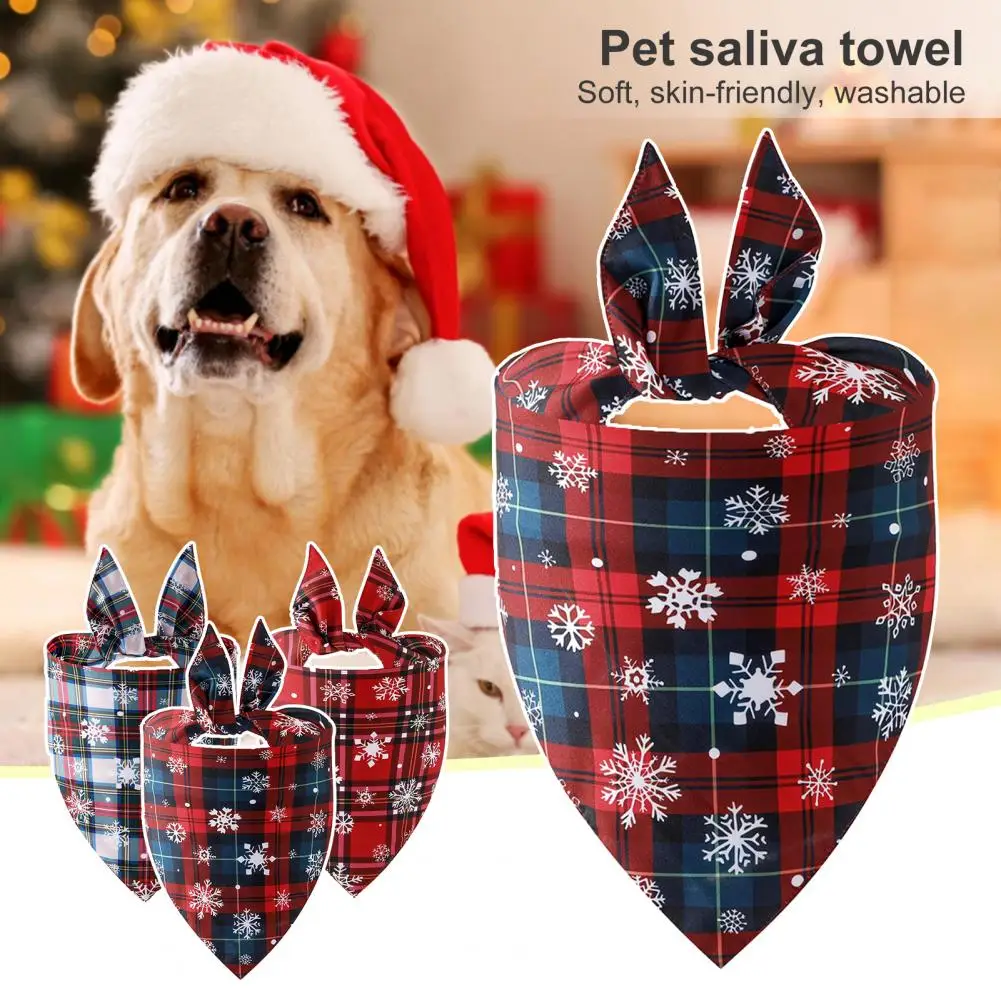 

Pet Dog Towel Washable Puppy Triangle Saliva Towels Dog Scarf Beautiful