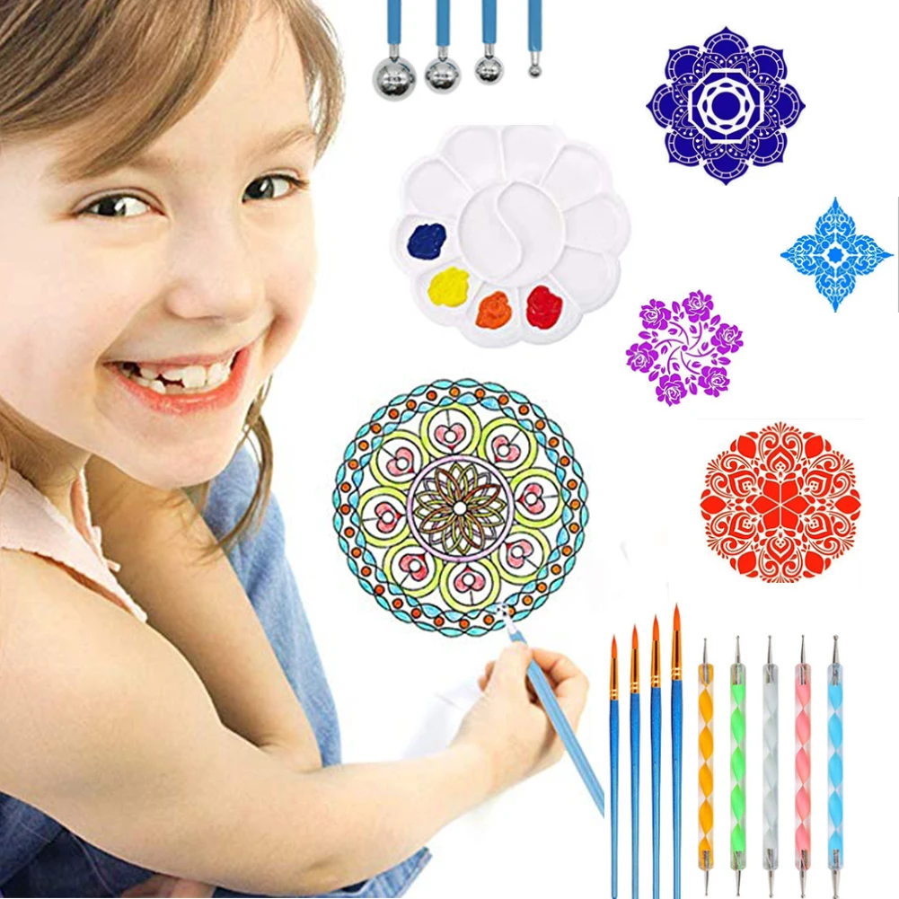 Трафарет ручной работы для рисования портативная художественная керамика