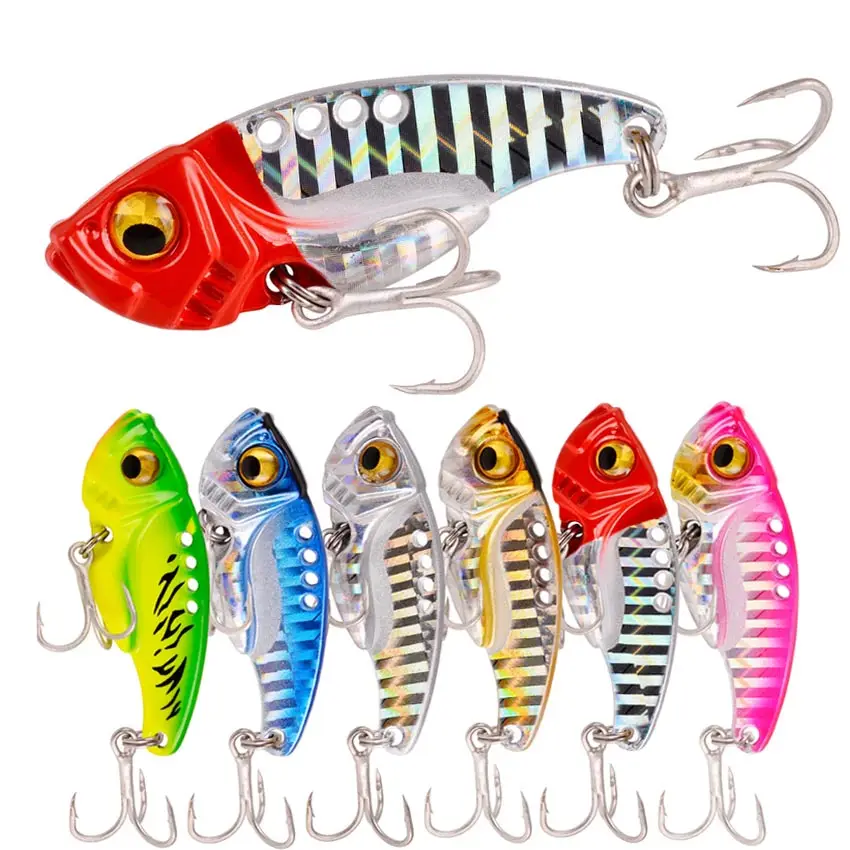 

6 шт., металлические приманки-блесны для зимы