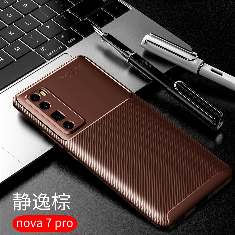 

For Huawei Nova 7 Pro Case Funda Rubber Silicone Protective Soft Shell Case For Huawei Nova 7 Pro Cover For Huawei Nova 7 Pro