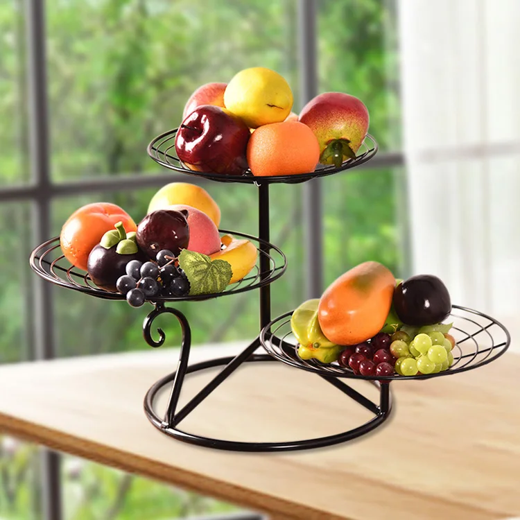 Домашнее креативное Двухслойное блюдо для фруктов тарелка закусок
