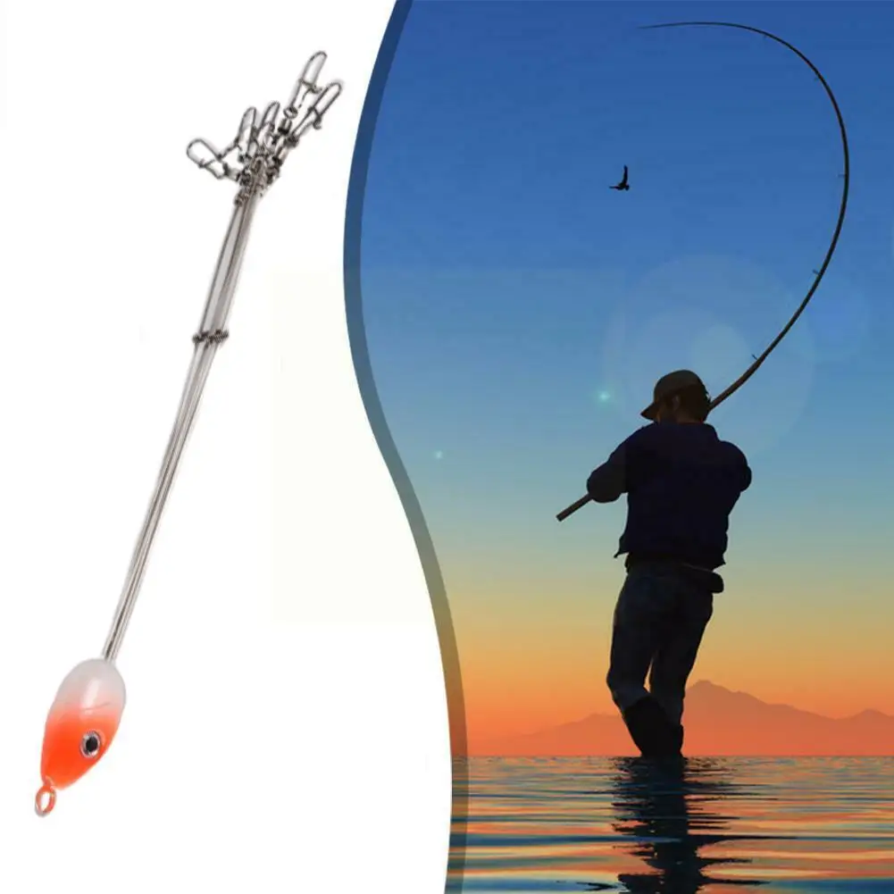 

Steel Umbrella Fishing Lure Rig 5 Arms Rig Alabama Fishing Lure Bait Fishing Group Snap Tackle Swivel For Carp Fishing