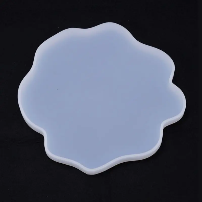 

Crystal Epoxy Resin Mold Irregular Coaster Casting Silicone Mould DIY Crafts Jewelry Making Tools