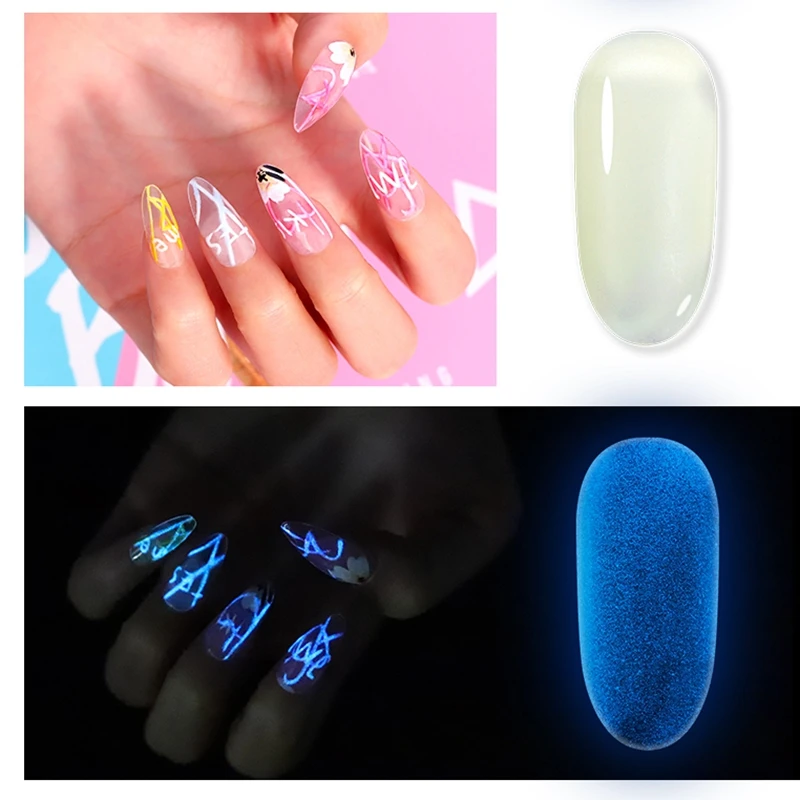 Elite99 10 мл светятся в темноте гелевые Лаки Гибридный гвоздь с системой Soak Off