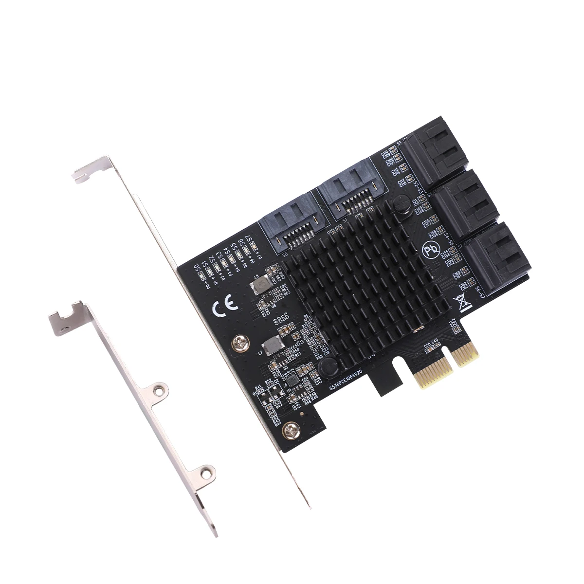 ЧИА Майнинг PCIe gen3 x1 до 8 портов 6G SATA III 3 0 контроллер Расширительная карта без Raid