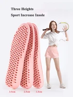 increased insoles men women height soles insert soft comfortable shock absorption 1 5cm 2 5cm 3 5cm heighten lift