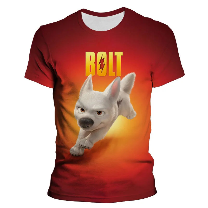 

2021 Summer Cartoon Bolt 3D Print T shirt Men Women Children T-shirt Fashion Streetwear Boy Girl Kids Short Sleeve Cool Tops Tee