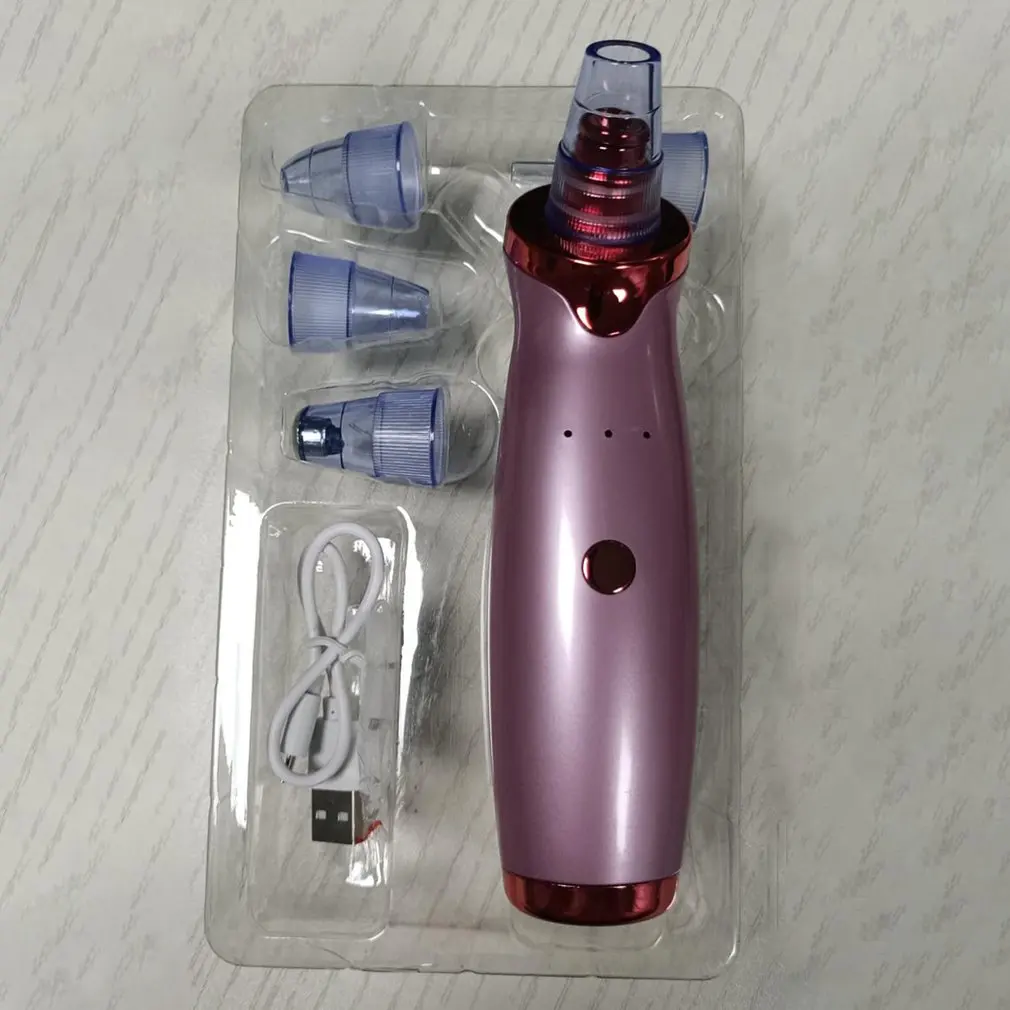 

Rechargeable Vacuum Blackhead Remover Facial Vacuum Pore Cleaner Nose Acne Facial Skin Care Beauty Suction Device