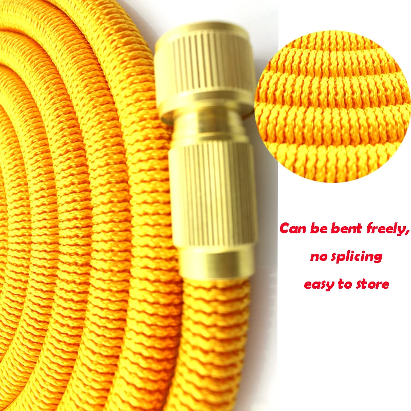 Пластиковый телескопический садовый шланг гибкая трубка 25-100 футов