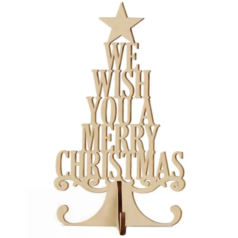 Промо акция! Подарите себе веселую маленькую рождественскую деревянную доску