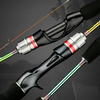 ai shouyu newtrout fishing rod 1 68m 1 8m 1 98m casting spinning fishing rod ul colored carbon rod pole 2 sections solid tip