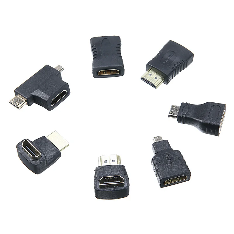В продаже 7 шт черный совместимому с HDMI адаптер Pro Мини Micro SIM Card соединитель