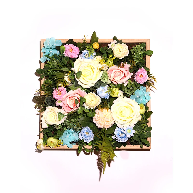 Имитация 3D растений Настенная Наклейка в стиле страны подвесная фоторамка для