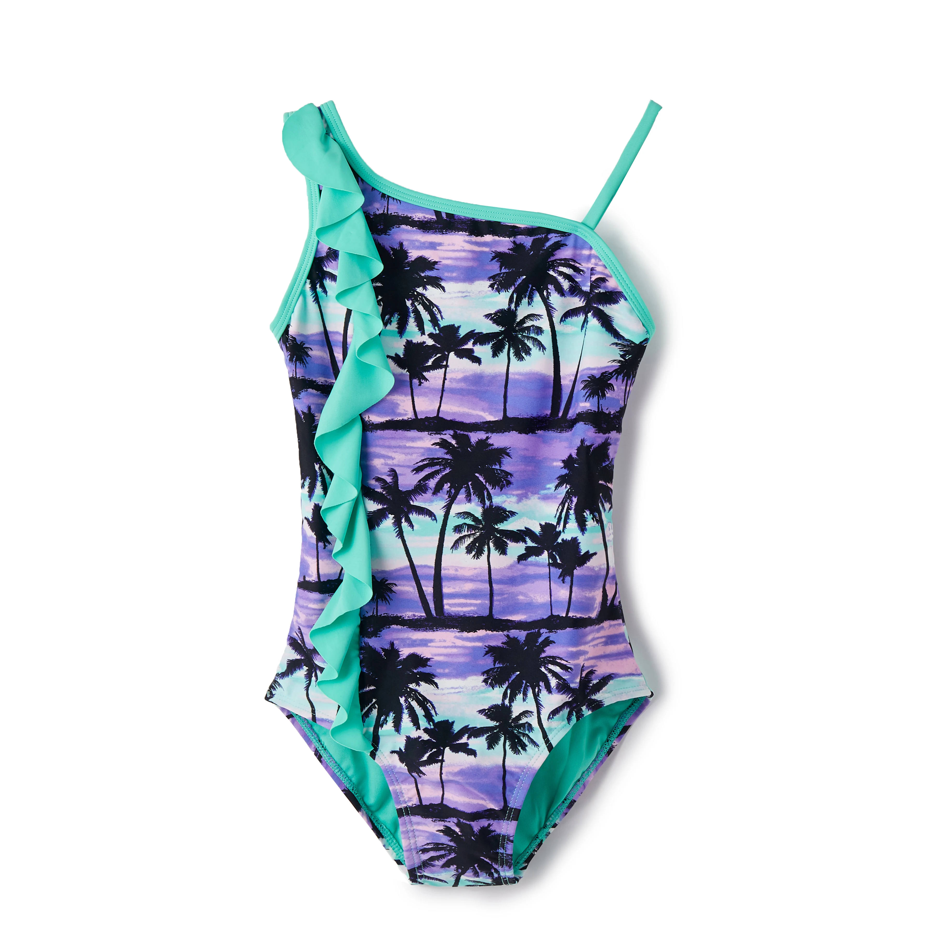 Женский пляжный спортивный купальник 1 шт. купальный костюм с принтом кокосовой