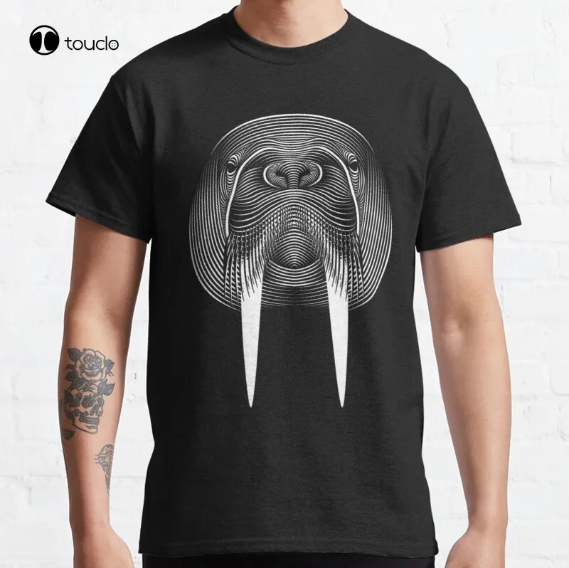 

Классическая хлопковая Футболка Walrus, унисекс