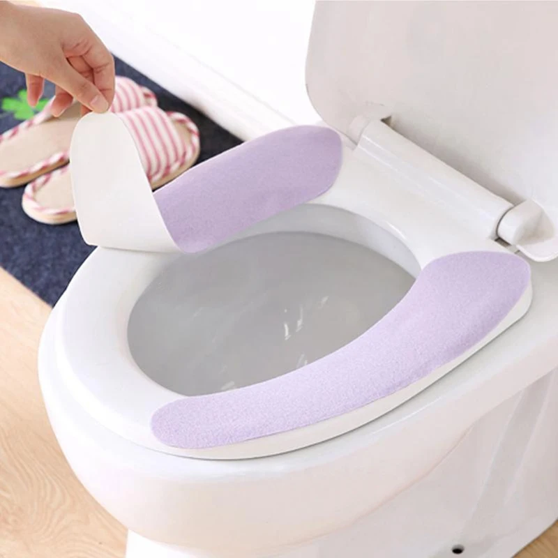 Новинка 2018 липкий коврик для унитаза теплое моющееся сиденья многоразовый