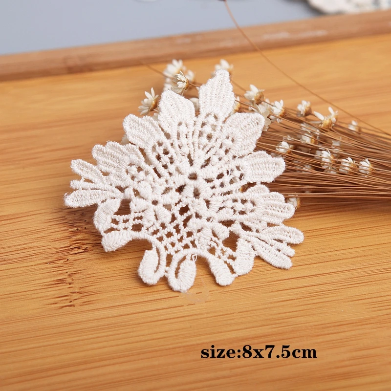 5 шт./лот Кружевная аппликация сделай сам нашивка для одежды ручной работы