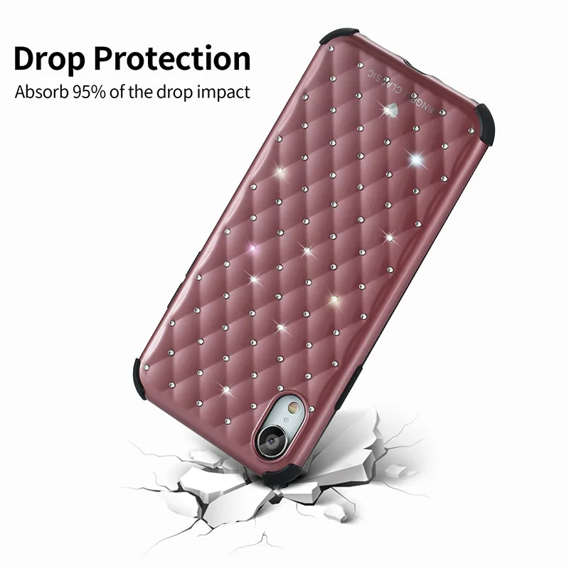 Роскошный мягкий кожаный чехол из овечьей шкуры для iphone 6 7 8 Plus X XR XS MAX задняя