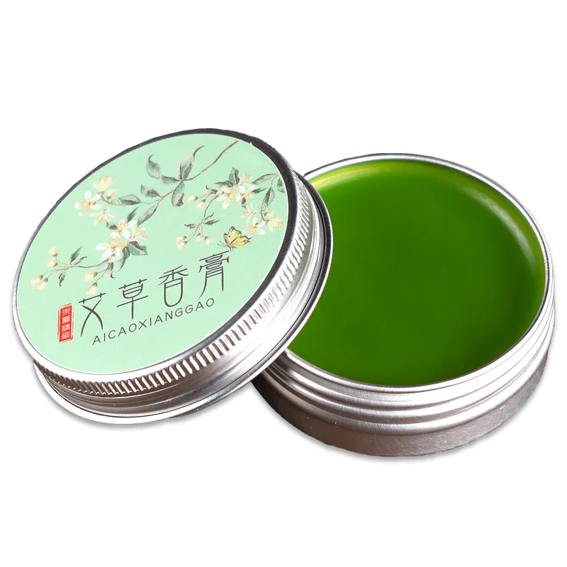 

Moxibustion box wormwood balm Anti-mosquito bite mint cooling oil moxibustion cream 30g Free shipping health