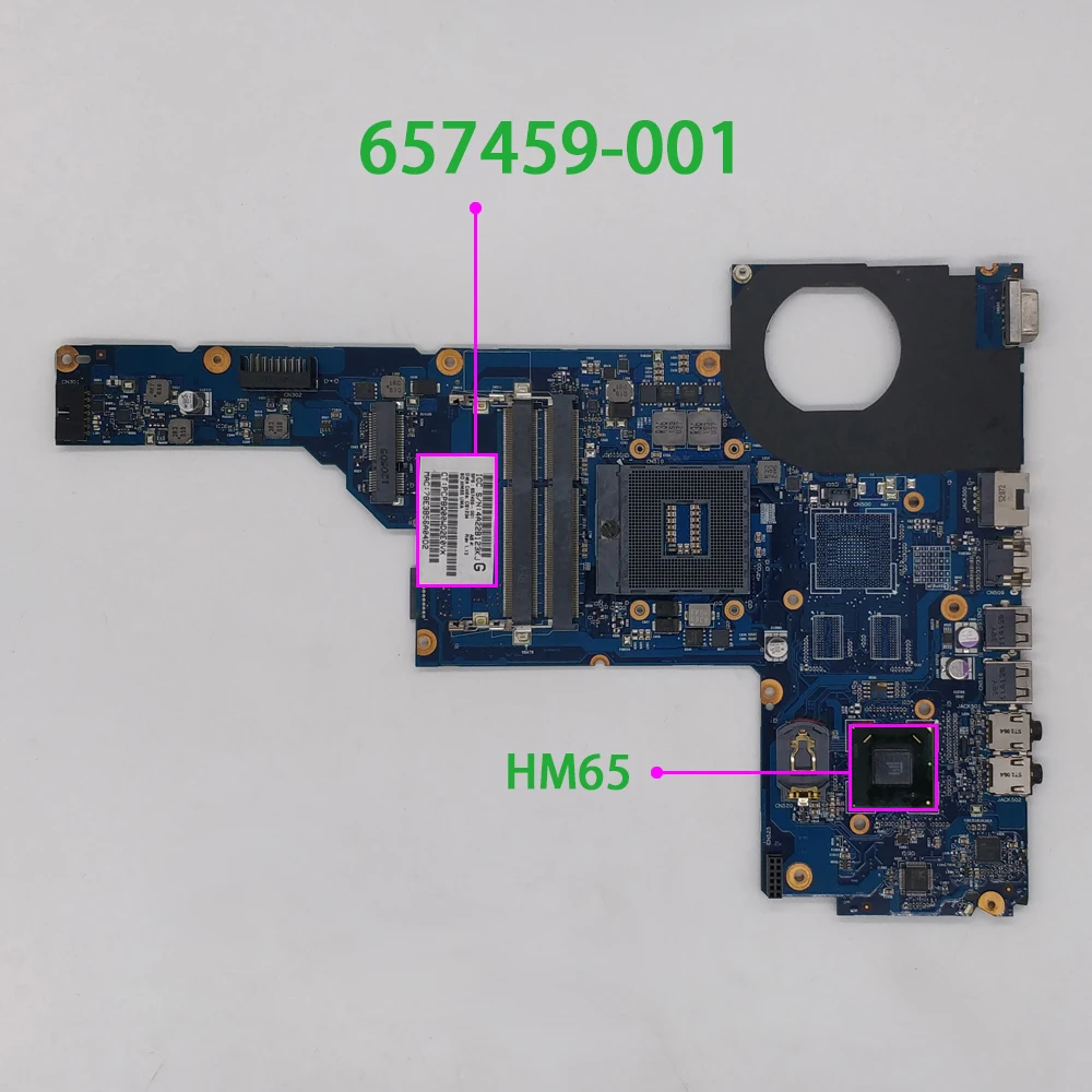para hp Pavilion g6 G6t Série 657459001 6050a2454801-mb-a01 Hm65 Uma Placa-mãe do Portátil Mainboard Testado & Funcionando Perfeito Placa-mãe para notebook