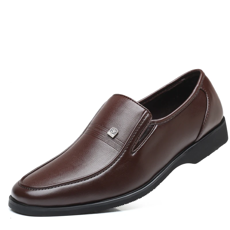 High Quality Men's Leather Shoes Autumn New Formal Shoes Men Big Size Dress Shoes Black Oxford Shoes for Men Zapatos De Hombre images - 6