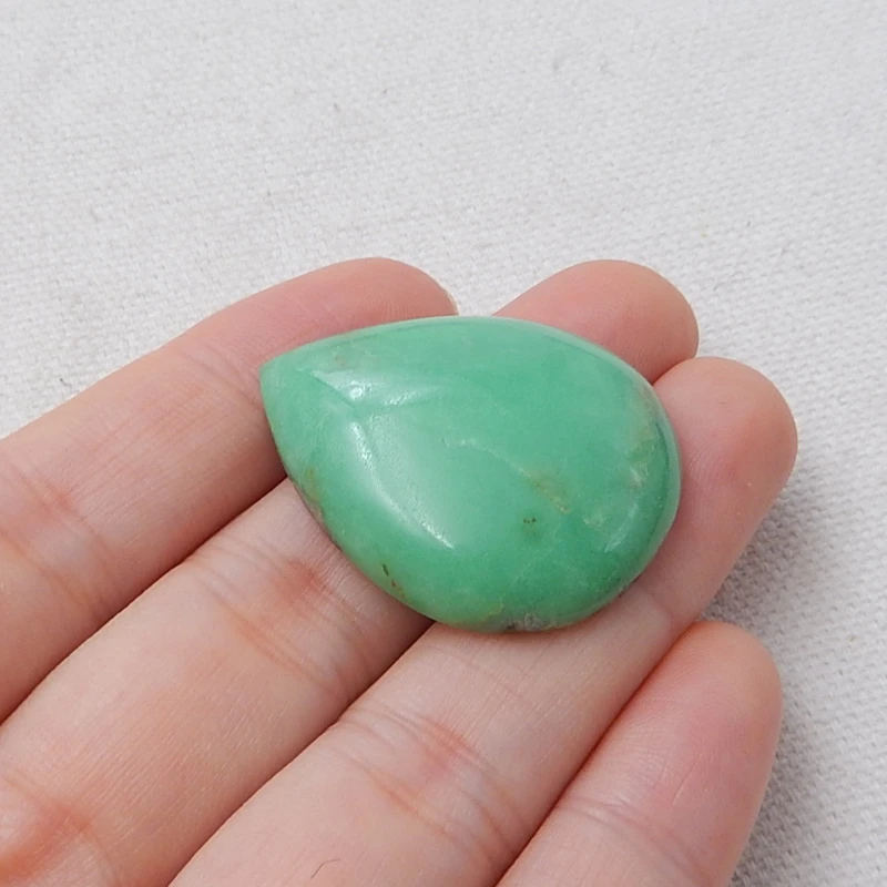 Оптовая продажа 1 шт. натуральный камень Chrysoprase кабошон 32x26x7 мм 7 3 г модные