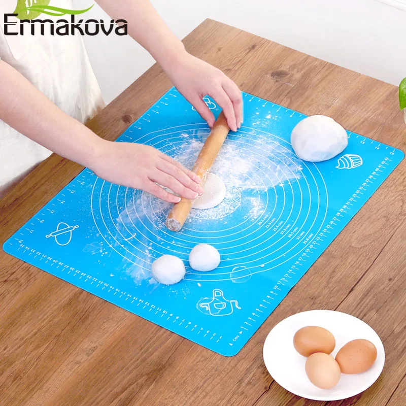 ERMAKOVA 40 см x 50 силиконовый коврик для выпечки раскатки теста термостойкий Коврик