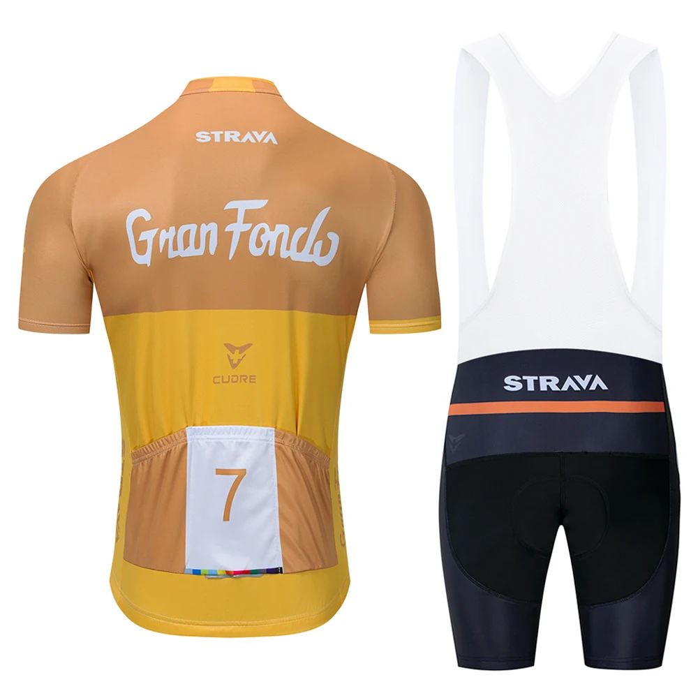

Summer STRAVA Cycling Clothing Men Cycling Set Bike Clothing Breathable Anti-UV Bicycle Wear/Short Sleeve Cycling Jersey Sets