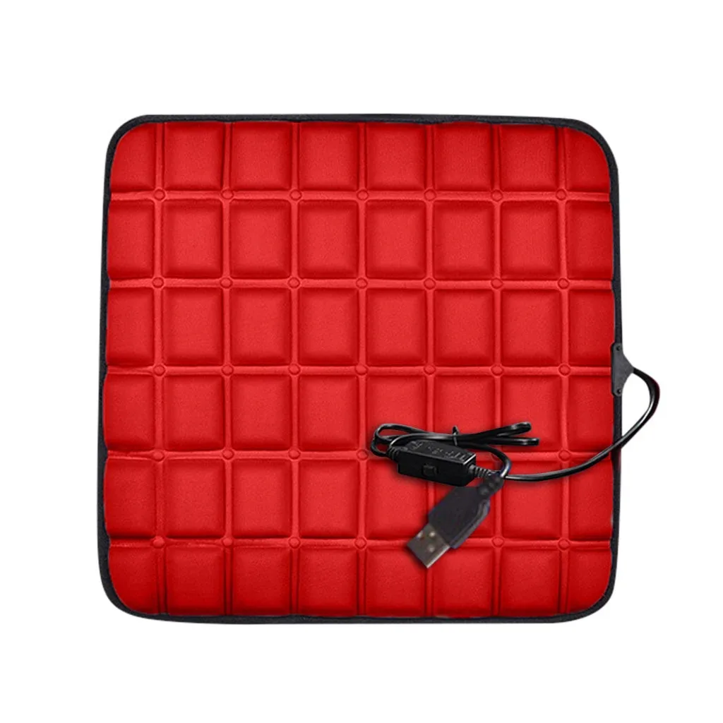 Подогрев машинное сиденье Подушка с Usb кабель для быстрой-обогрев электрическая