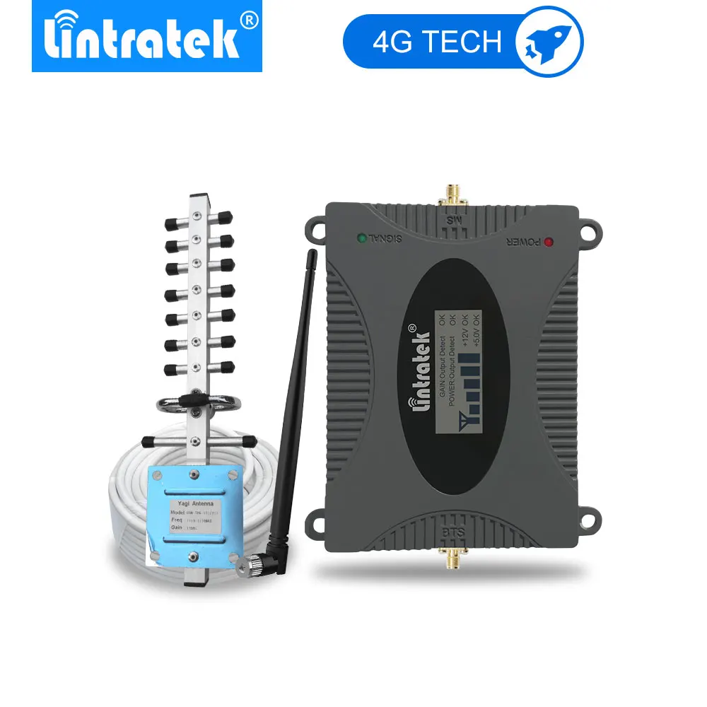 Lintratek 4G усилитель 4g сигнала (полоса 3) LTE 1800 МГц сотовый телефон антенна GSM DCS