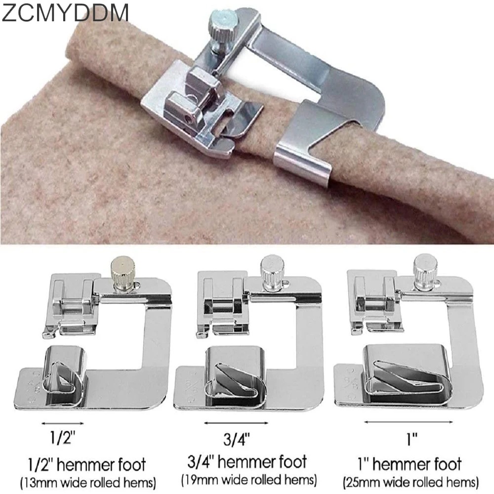 Прижимная лапка для швейной машины 3 размера 1/2 дюйма 3/4 1 дюйм | Дом и сад
