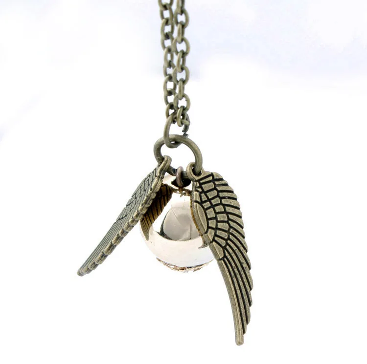 

Movie Time Turner Hourglass Necklace Hexagonal Magic Wand Keychain Pendant Metal Doll Toy Keyring Necklace
