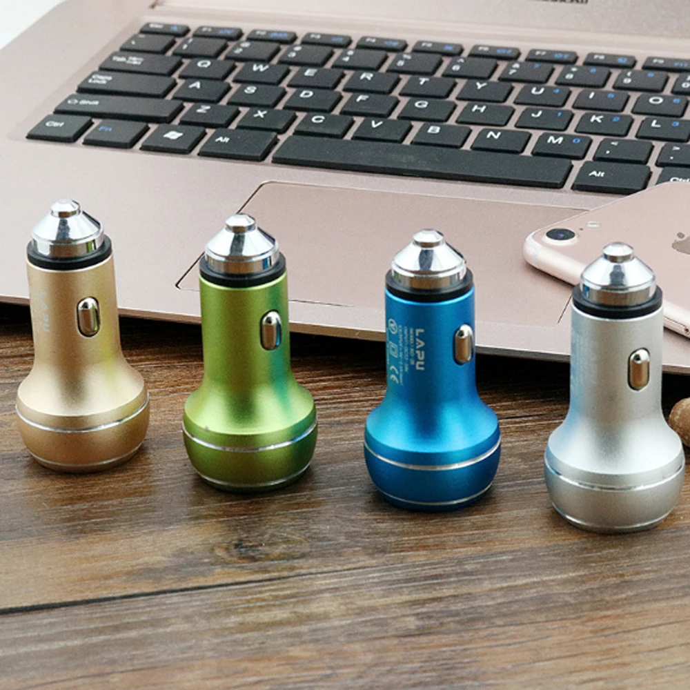 

Автомобильное зарядное устройство с двумя Usb-портами, 10 шт.