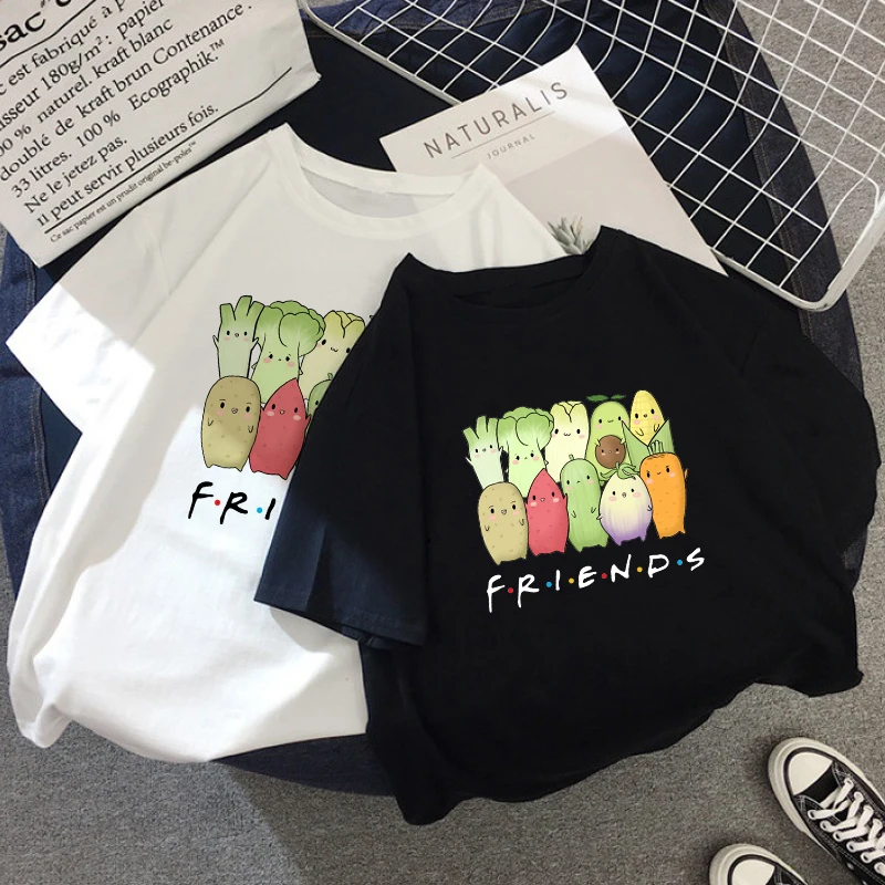 

Kawaii авокадо мультфильм смешная футболка для женщин Y2K уличная одежда милая аниме футболка Манга Харадзюку футболка 90-х Графический Топ женс...